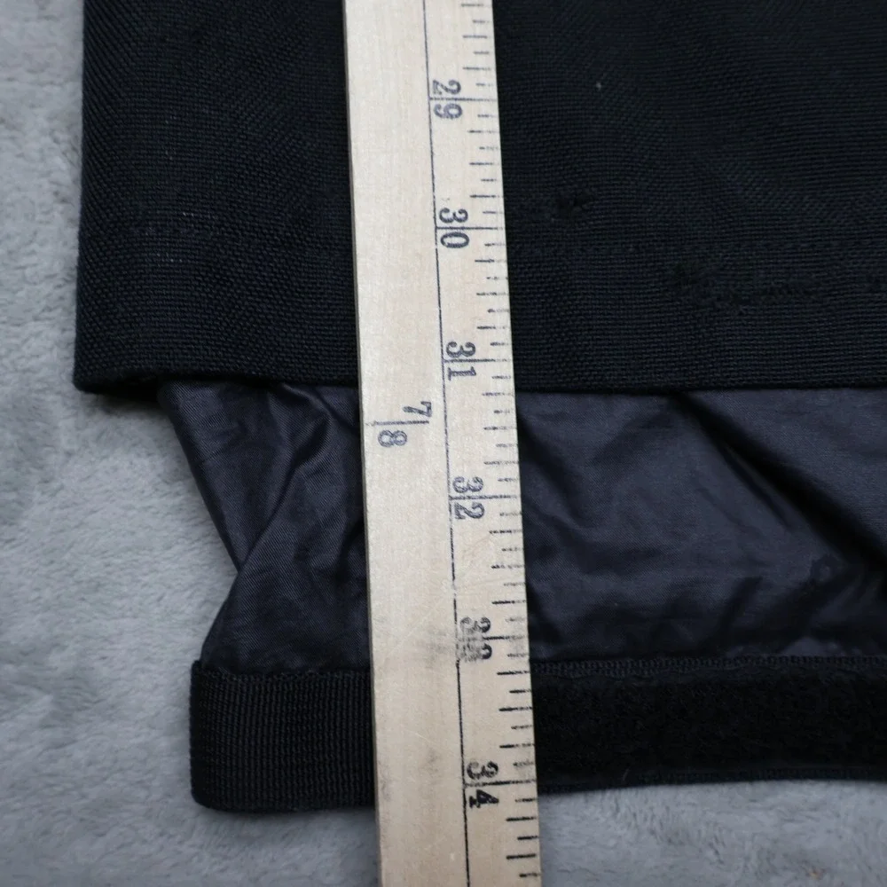 North Face Snow Pants Mens XL BLK Steep Tech Ultrex Ski Wind Rain Side Zip 35x31